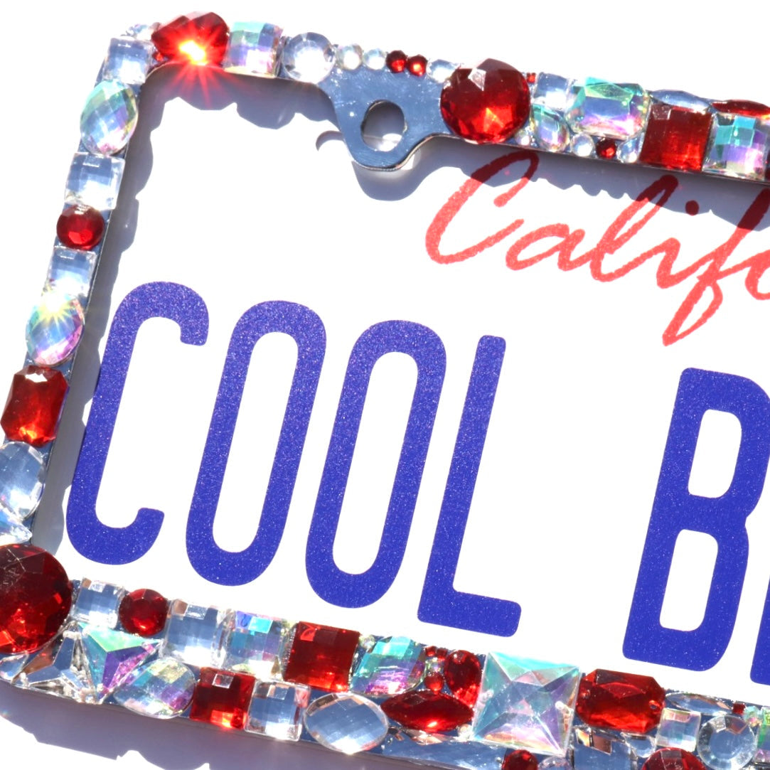 Rhinestone License Plate Frames