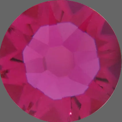 Fuchsia Hot Pink Austrian Crystal color swatch for Cool Blingz luxury bling license plate frame