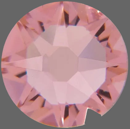 Light Rose Pink Austrian Crystal color swatch for Cool Blingz luxury bling license plate frame