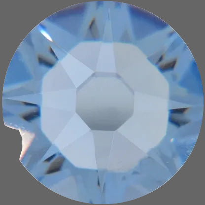 Light Sapphire Blue Austrian Crystal color swatch for Cool Blingz luxury bling license plate frame