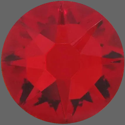 Light Siam Red Austrian Crystal color swatch for Cool Blingz luxury bling license plate frame