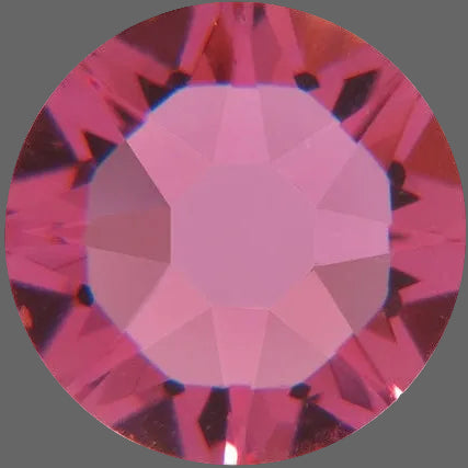 Rose Pink Austrian Crystal color swatch for Cool Blingz luxury bling license plate frame