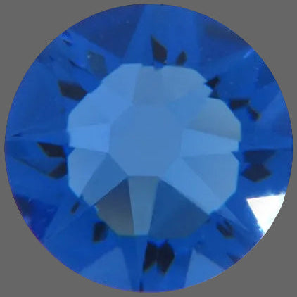 Sapphire Blue  Austrian Crystal color swatch for Cool Blingz luxury bling license plate frame